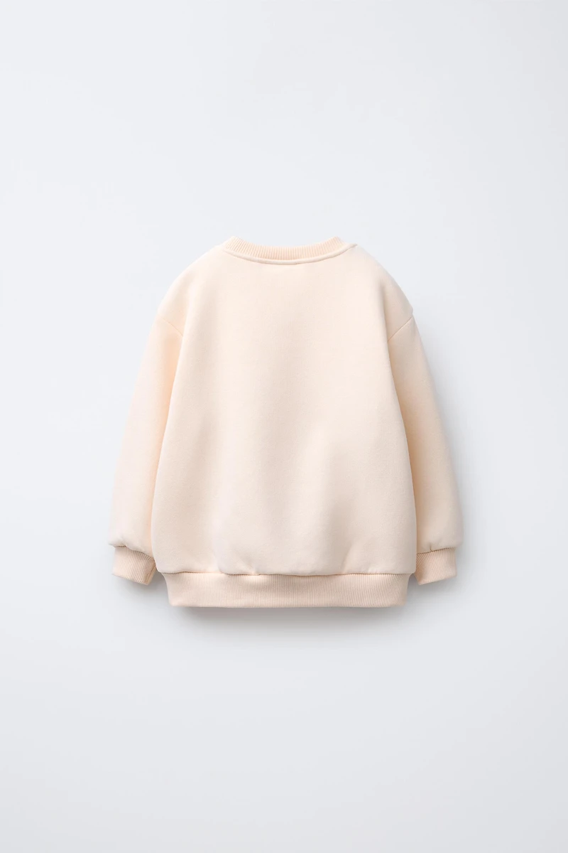 TULLE BOW SWEATSHIRT