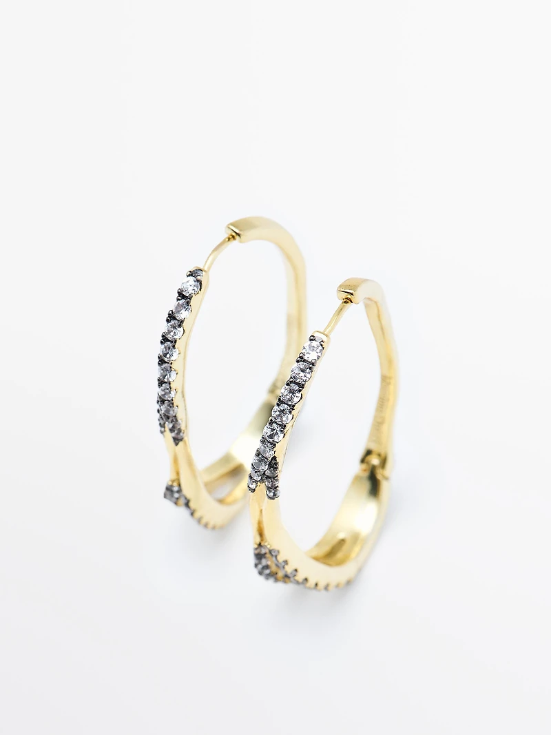 Boucles d’oreilles brillants