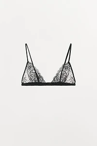 LACE TRIANGLE BRALETTE