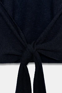 OPEN BACK KNIT TOP