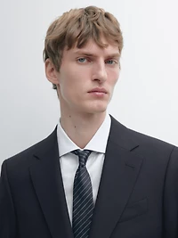 Cool wool blend suit blazer