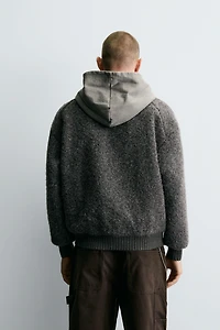 TEXTURED POCKET CARDIGAN