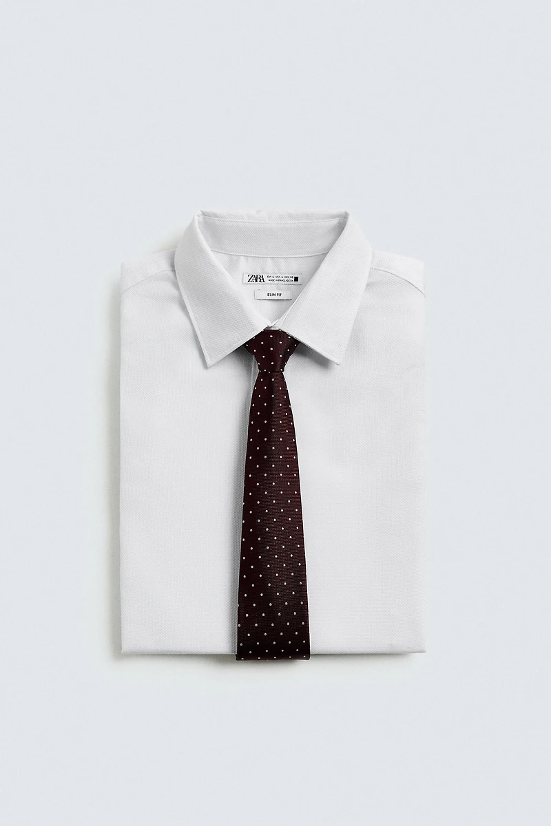 100% SILK JACQUARD TIE