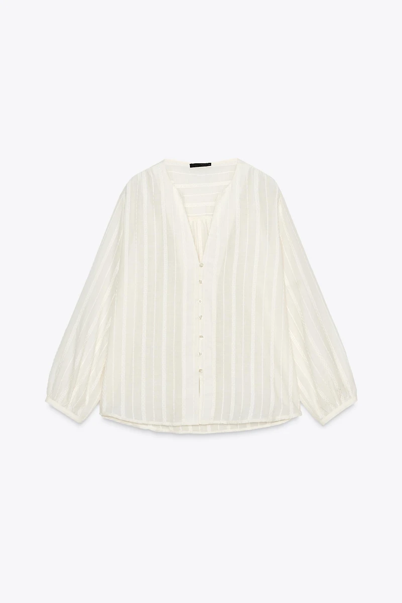BLOUSE RAYÉE RUSTIQUE