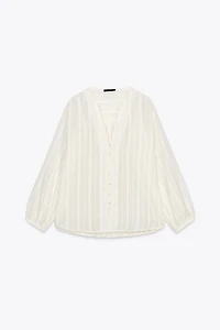 BLOUSE RAYÉE RUSTIQUE