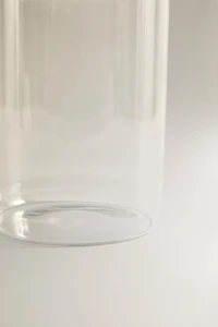 GLASS JAR WITH METAL LID