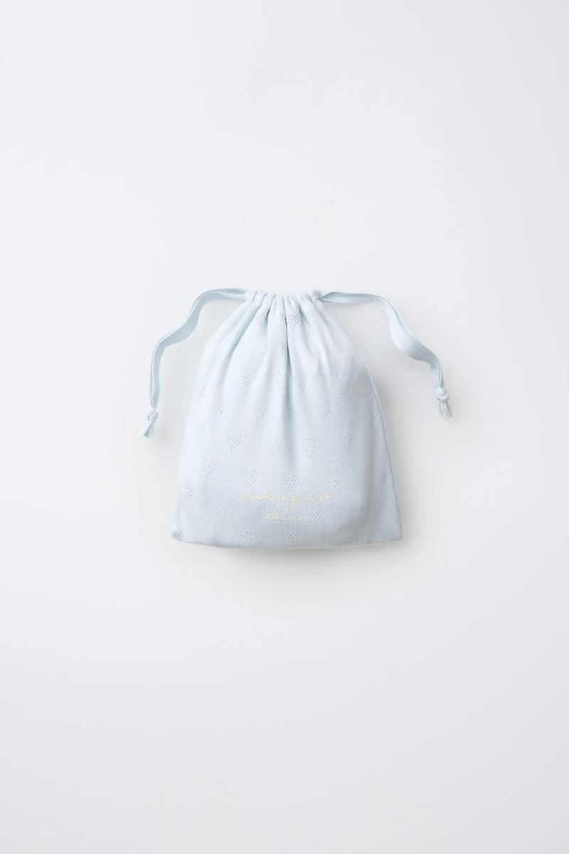 NEWBORN HEART SET WITH POUCH