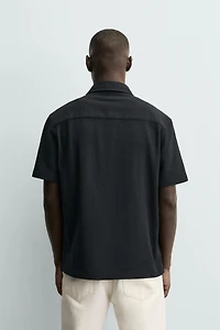 REGULAR FIT TEXTURED SHIRT