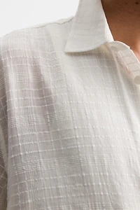 CHECKERED JACQUARD SHIRT