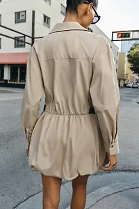 SHORT BALLOON DRESS