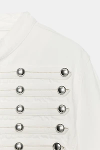 TRF FITTED BUTTON DENIM JACKET