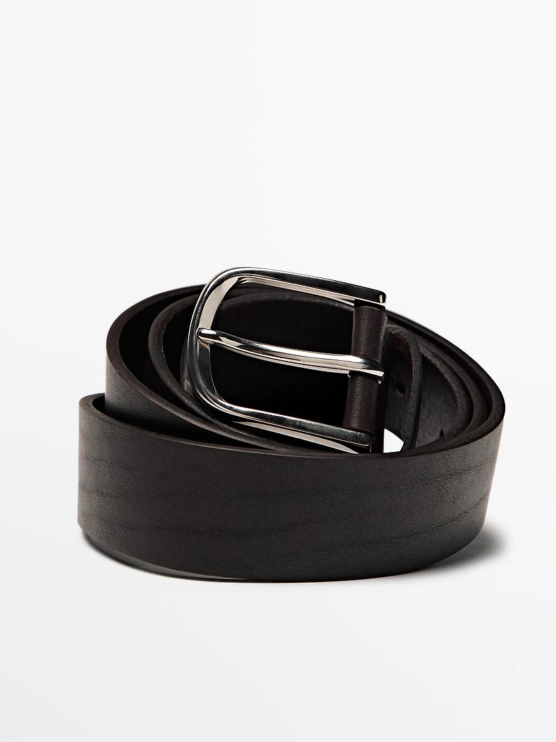 Ceinture en cuir nappa