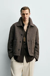 PLAID POCKET JACKET