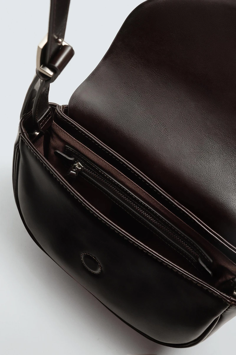 LEATHER CROSSBODY BAG