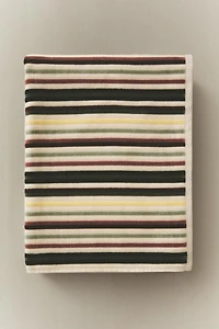 VELOUR STRIPED BATH TOWEL