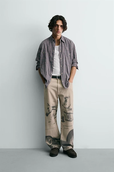 FORD © PRINT BAGGY FIT PANTS