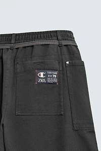 PANTALON CARGO À LACET CHAMPION ® X ZARA