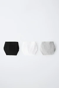 8-14 ANS / LOT DE TROIS CULOTTES SEAMLESS