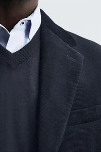 CORDUROY SUIT JACKET