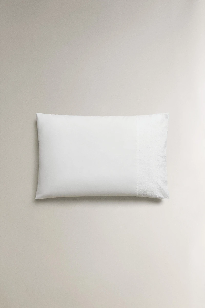 EMBROIDERED PILLOWCASE