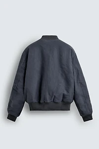 TEXTURED BOMBER JACKET X SR_A
