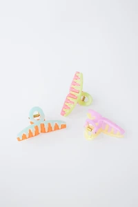 THREE-PACK OF KNOTTED CLIPS