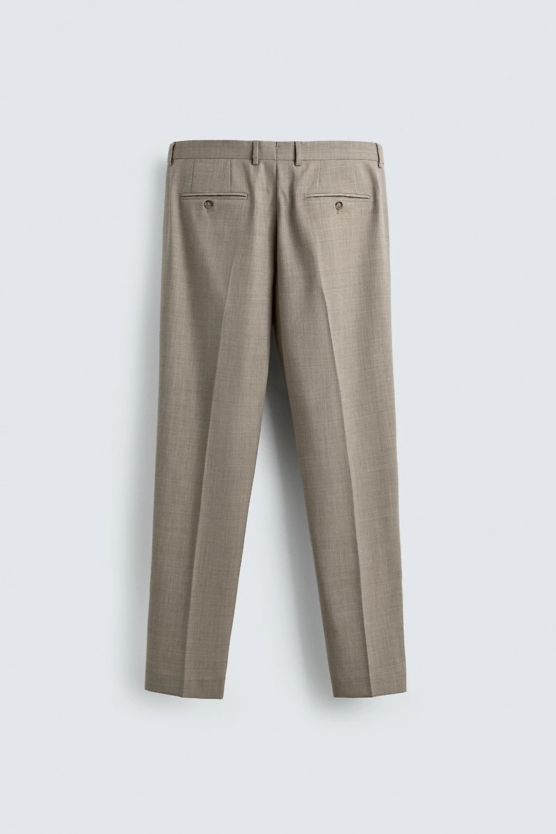 PANTALON DE COSTUME CONFORT AVEC LAINE