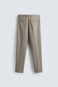 PANTALON DE COSTUME CONFORT AVEC LAINE