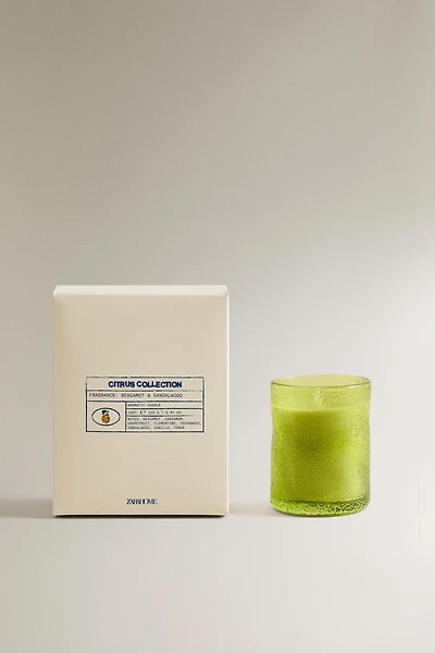G) BERGAMOT & SANDALWOOD SCENTED CANDLE