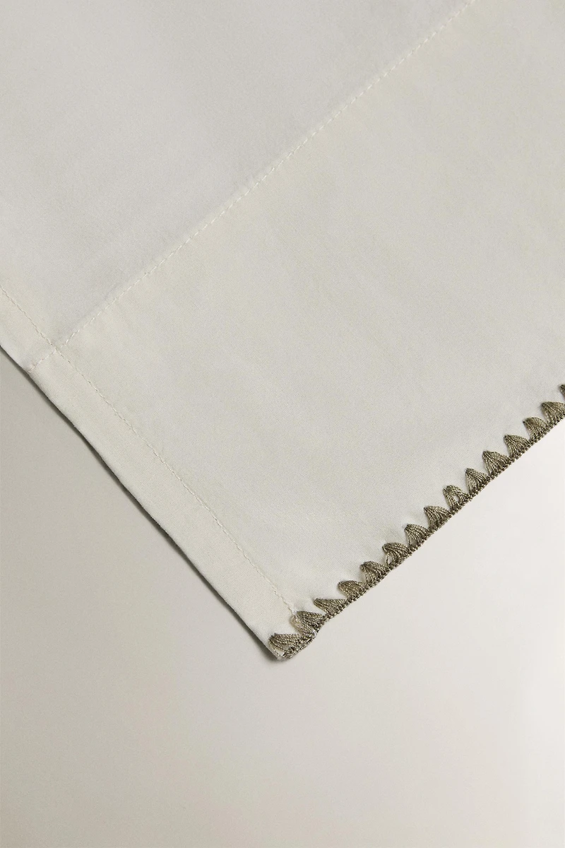 KIDS’ COTTON SHELL STITCH FLAT SHEET