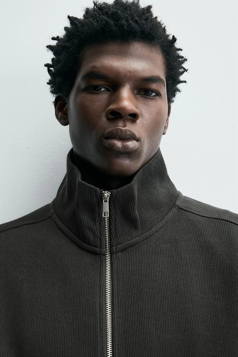 INTERLOCK RIBBED JACKET
