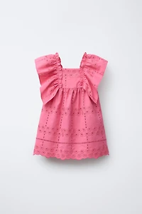 EMBROIDERED FLORAL DRESS