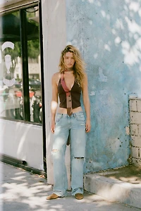 CHOKER TIE VEST TOP