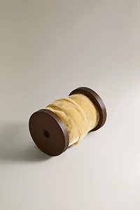 FRAYED VELVET CHRISTMAS GIFT WRAPPING RIBBON