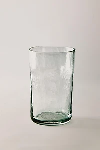 HAMMERED GLASS SOFT DRINK TUMBLER