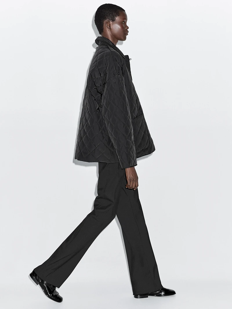 Lightweight jacket with scarf detail
