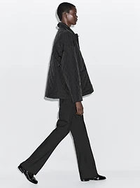 Lightweight jacket with scarf detail