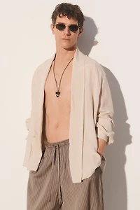 100% CUPRO KIMONO SHIRT
