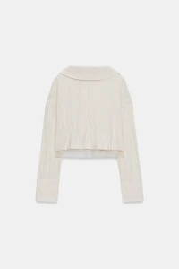 WRINKLED KNIT SHIRT