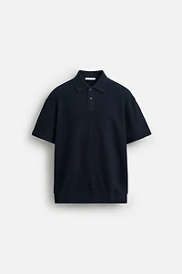 JACQUARD TEXTURED POLO SHIRT