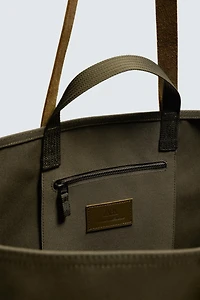 SAC SHOPPER AVEC DÉTAILS EN CUIR AARON LEVINE X ZARA