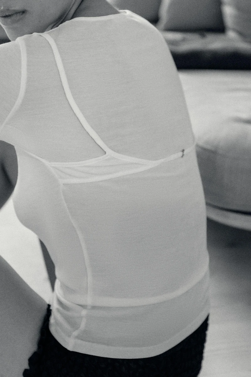 LYOCELL BACK T-SHIRT