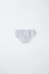 2-6 YEARS/ SIX-PACK OF CHECKERED BRIEFS