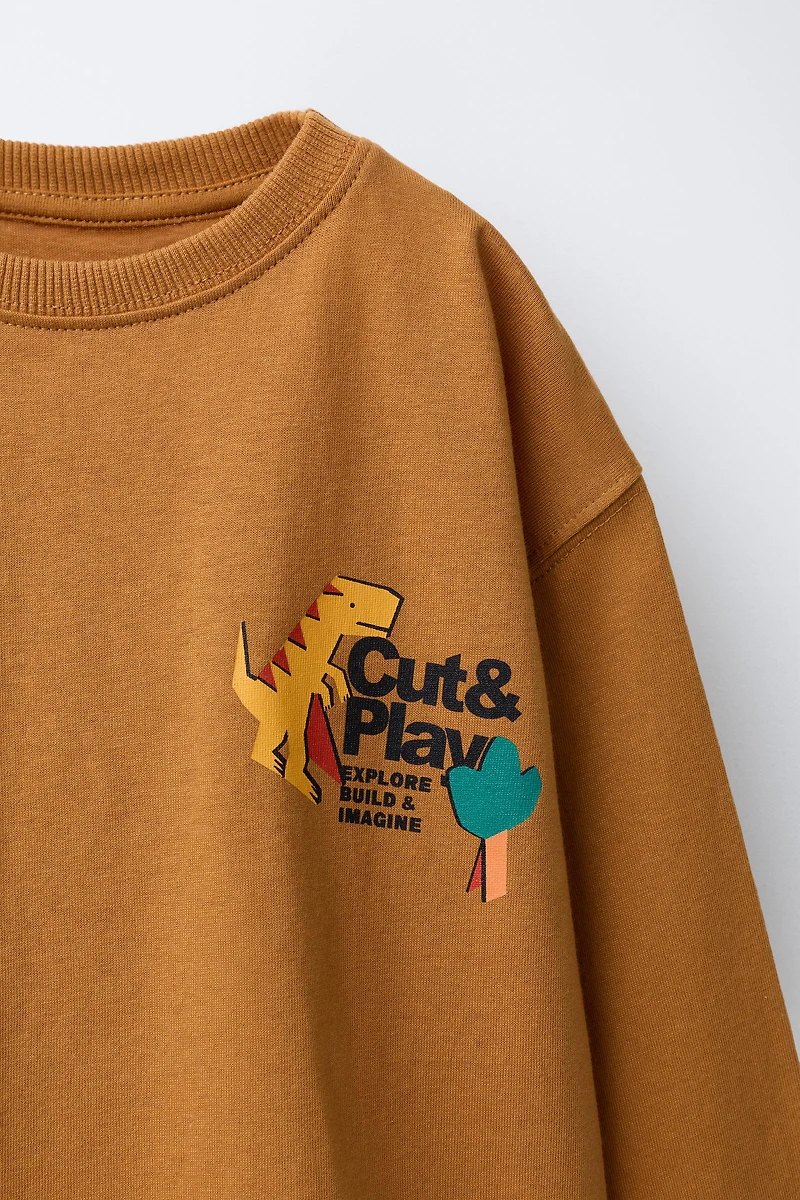 DINOSAUR PRINT T-SHIRT