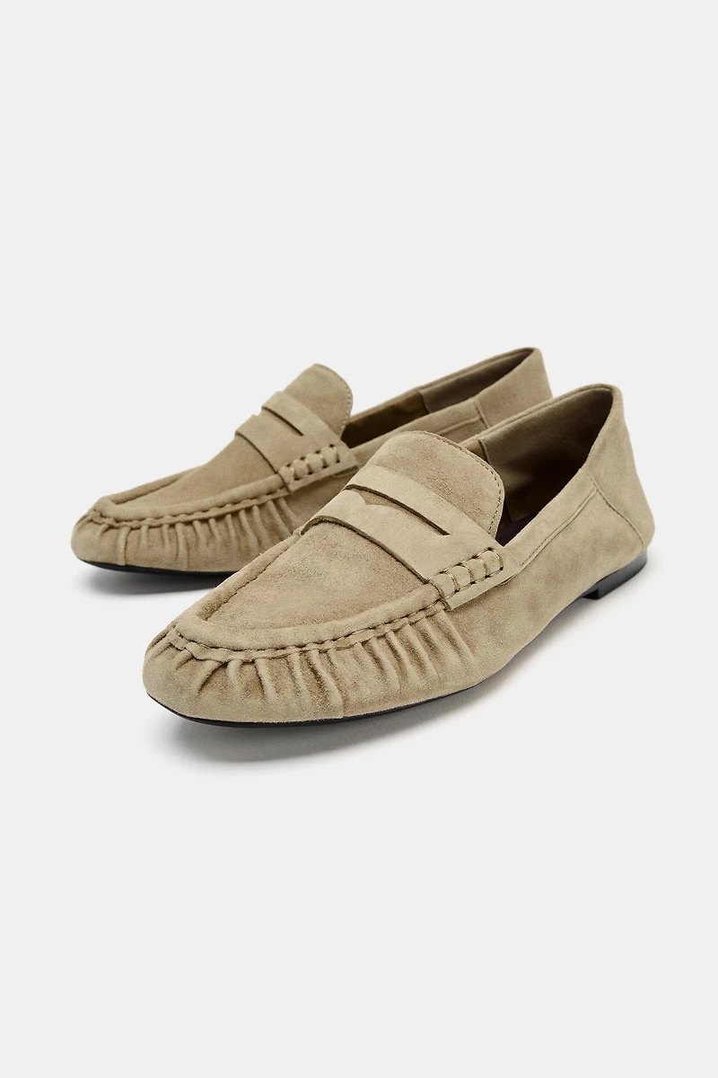 MOCASSINS SOFT EN DAIM
