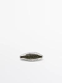 Bague irrégulière brillante