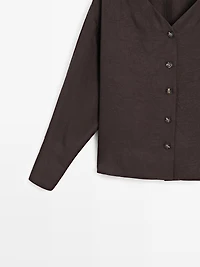 Blouse fluide avec boutons