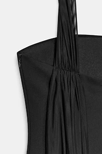 TRANSPARENT COMBINATION DRESS