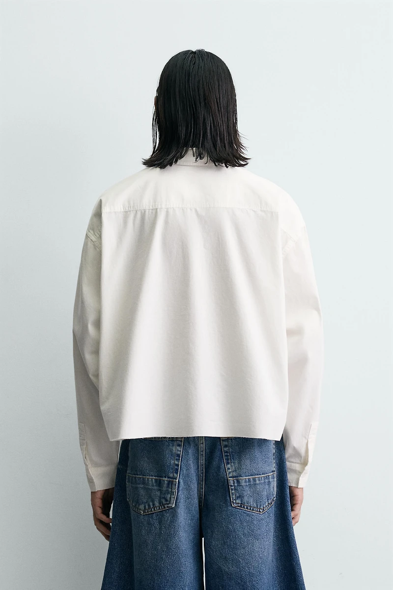 WASHED BOXY FIT SHIRT