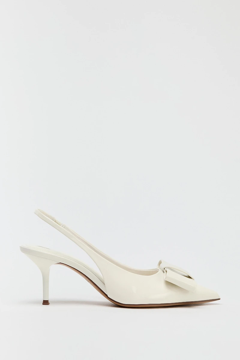 TALONS EFFET VERNI LACET